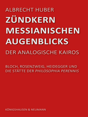cover image of Zündkern messianischen Augenblicks